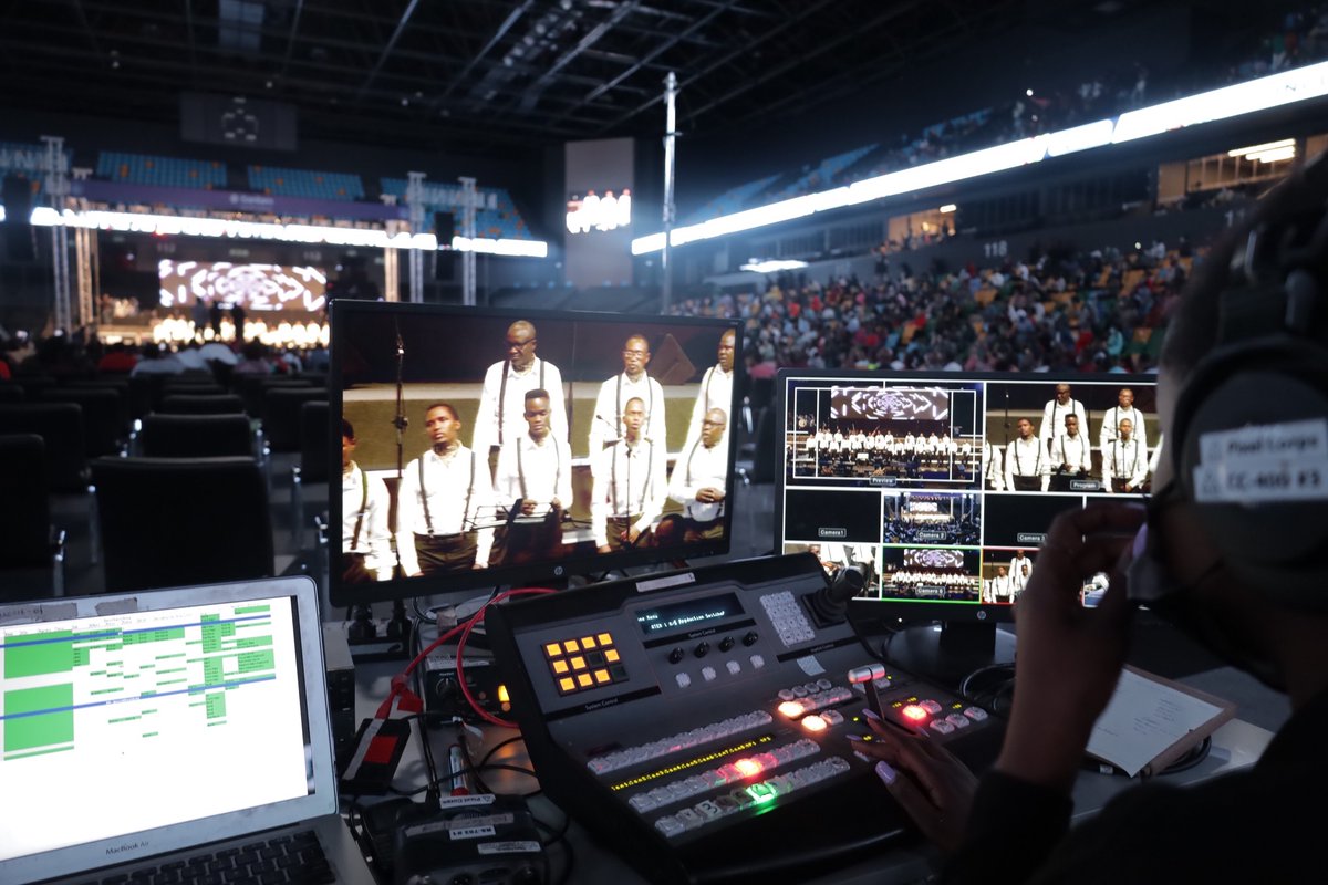 ryanyewell's tweet photo. This current intake of ADMA students are nearing graduation &amp; have proven they are ready for the industry with this project. 

They independently produced the bigscreens/livestream of the ‘Christmas Carols’ concert by Chorale de Kigali at Kigali Arena this past weekend. https://t.co/20sJmaZ9Av