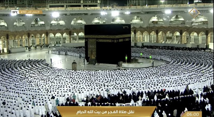 insharifain's tweet photo. The Mataaf during Fajr Prayers today https://t.co/mbvAvGUcvn