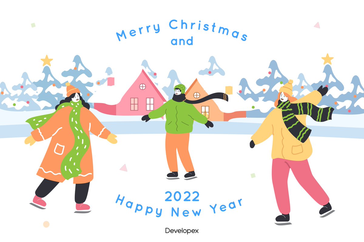 developexcom's tweet photo. All of us at Developex wish all our clients, partners, industry peers, colleagues, and their loved ones, a joyful holiday season, Merry Christmas, and a Happy New 2022!

#devx #developex #happyholidays https://t.co/inBJWXi0u1