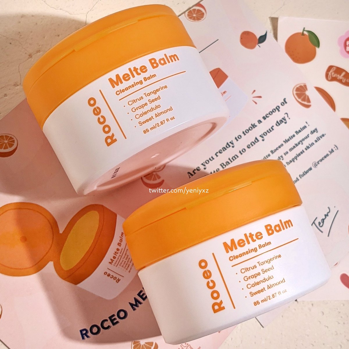 yeniyxz's tweet photo. Yang baru aja Launching!

✧˚ · .  ROCEO - Melte Balm    • ˚ ✧

Cleansing balm lembut seperti sorbet 🍧

#racuninskincare #reviewnyayeni https://t.co/VU9HN7Lt1Y
