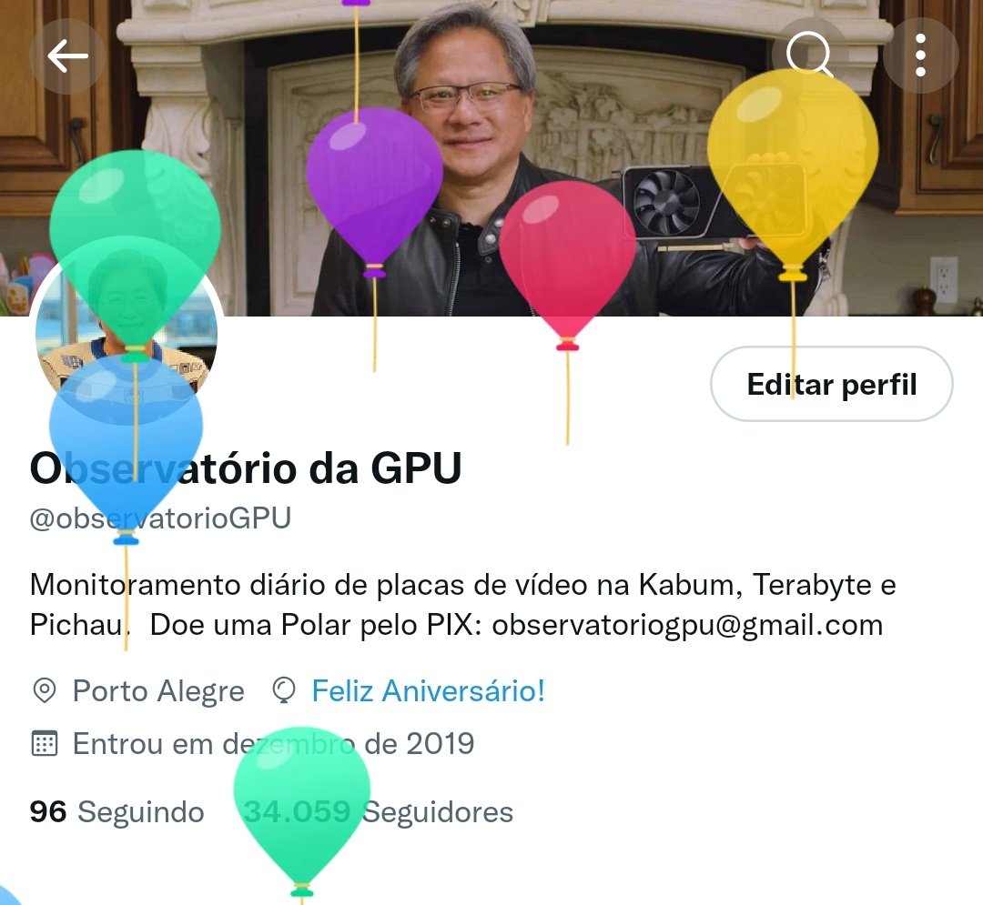 Observatório da GPU tweet media