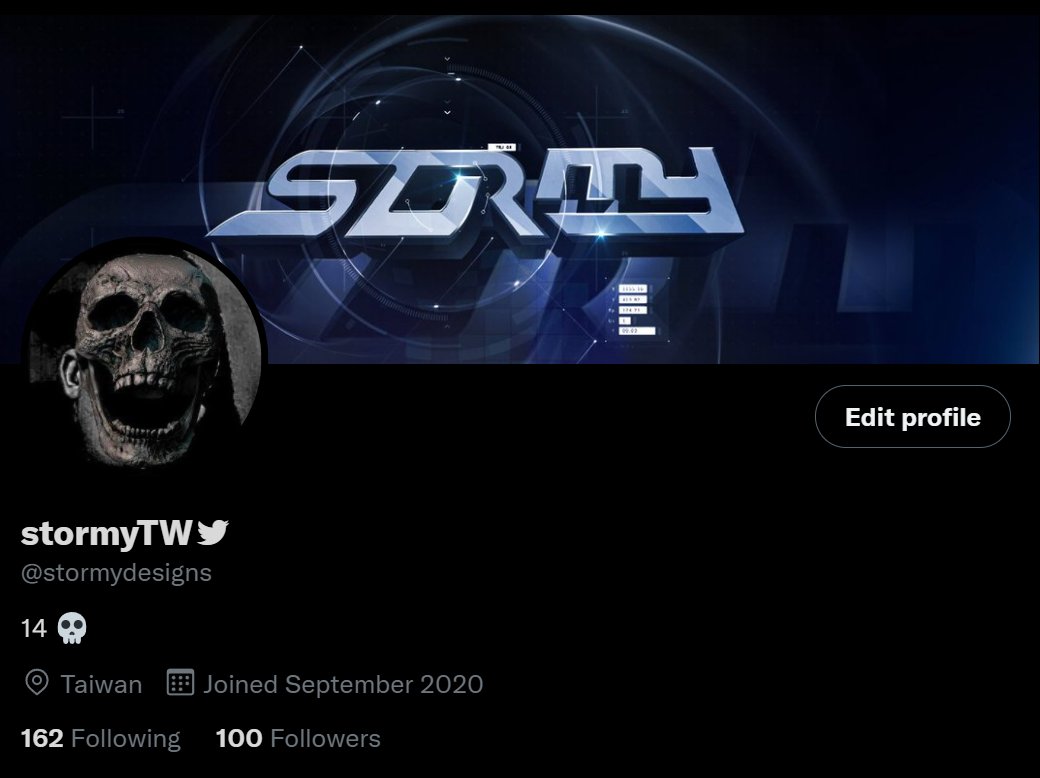stormydesigns's tweet photo. 100! 
TYSM everyone! https://t.co/n4jyGoyTDl