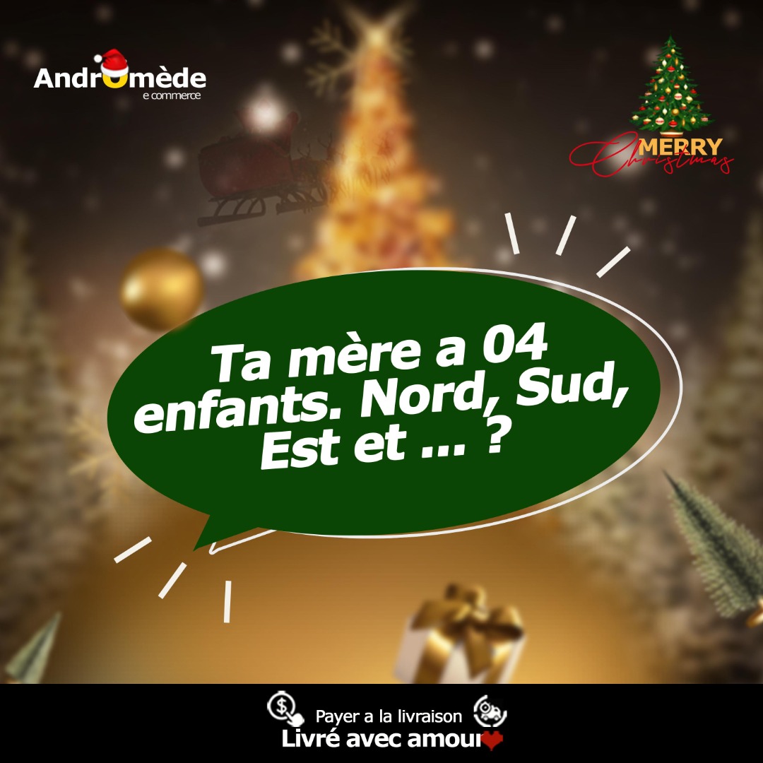 Andromedecm's tweet photo. 𝐐𝐮𝐞𝐬𝐭𝐢𝐨𝐧 𝐝𝐮 𝐣𝐨𝐮𝐫 ⁉️
Réponds correctement à la question et gagne par tirage au sort un coupon de réduction d'une valeur de 𝟐 𝟎𝟎𝟎 𝐅𝐜𝐟𝐚.
Ta mère a 04 enfants. Nord, Sud, Est et ... ?
👂👂👂👂👂👂
#questiondujour #question #reponse #andromede #livreavecamour https://t.co/PvZmVUEUPj