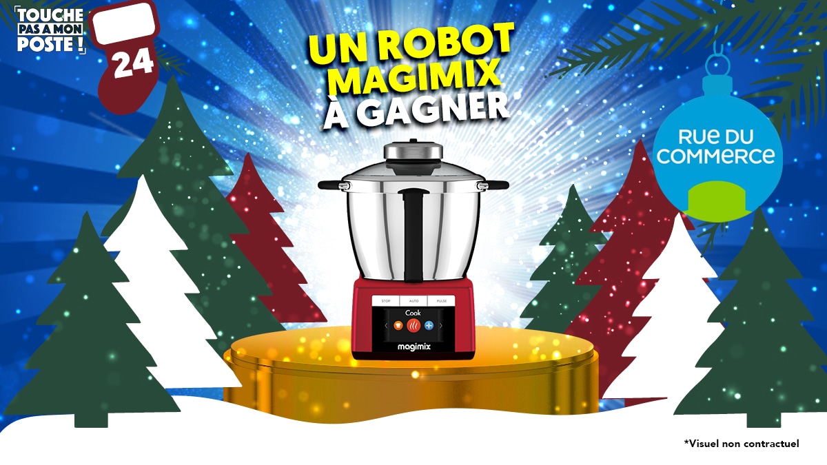 #TPMPJeu spécial Calendrier de #BabaNoelxRDC🎅

Pour clôturer ce calendrier, un cadeau de OUF :

🚨Un robot Magimix🚨

Pour participer⬇️⬇️

🎄RT+FOLLOW <a href="/rueducommerce/">Rue du Commerce</a> &amp; @TPMP #TPMP

Finalisez vos achats de #Noël avec➡️rueducommerce.fr

TAS ce soir à 21h15❄