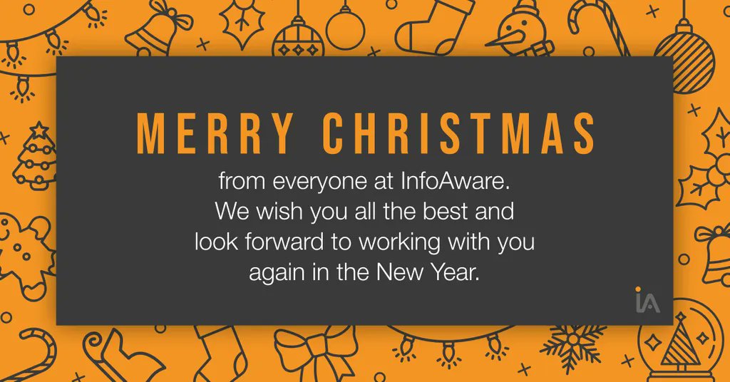 infoaware's tweet photo. A message from the InfoAware team 🎄 https://t.co/8QhIEVDbCU