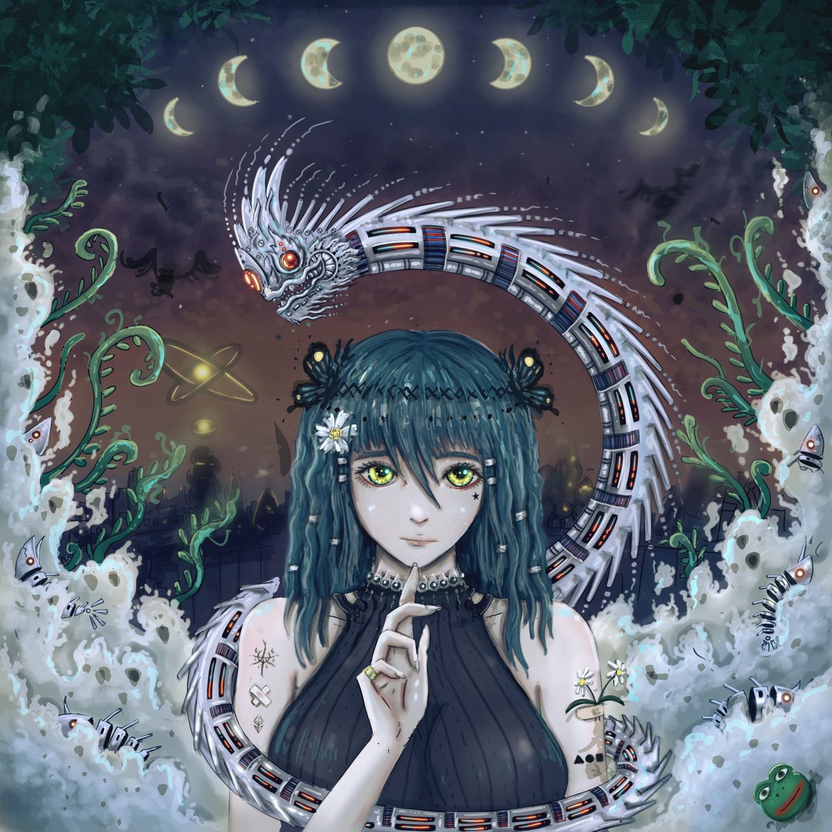 OATSSALLOS's tweet photo. 🌘🌗🌖🌔🌓🌒
new release on @withFND! 🌐

check out this artwork!

https://t.co/SZys7VYUwc

#NFTs #NFTartists #nftcollectors #NFTcommunitiy #nftanime #FrogFam https://t.co/glAmoBEL8d