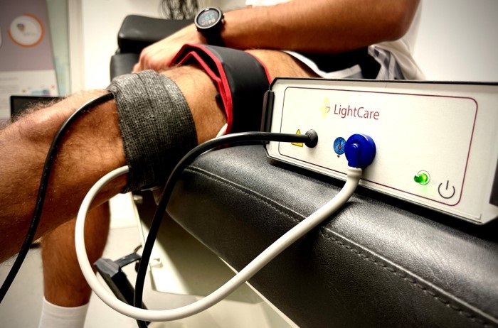 ICFOnians's tweet photo. #LightCare, an @ICFOnians launchpad project, has been selected as a finalist to compete in the SPIE Startup Challenge.

The project aims to bring to market a smart, effective, &amp; safe sports-tech platform to guide training with muscle physiology. 

Learn +👉https://t.co/Whh2IBwCbr https://t.co/aJat48dwRn