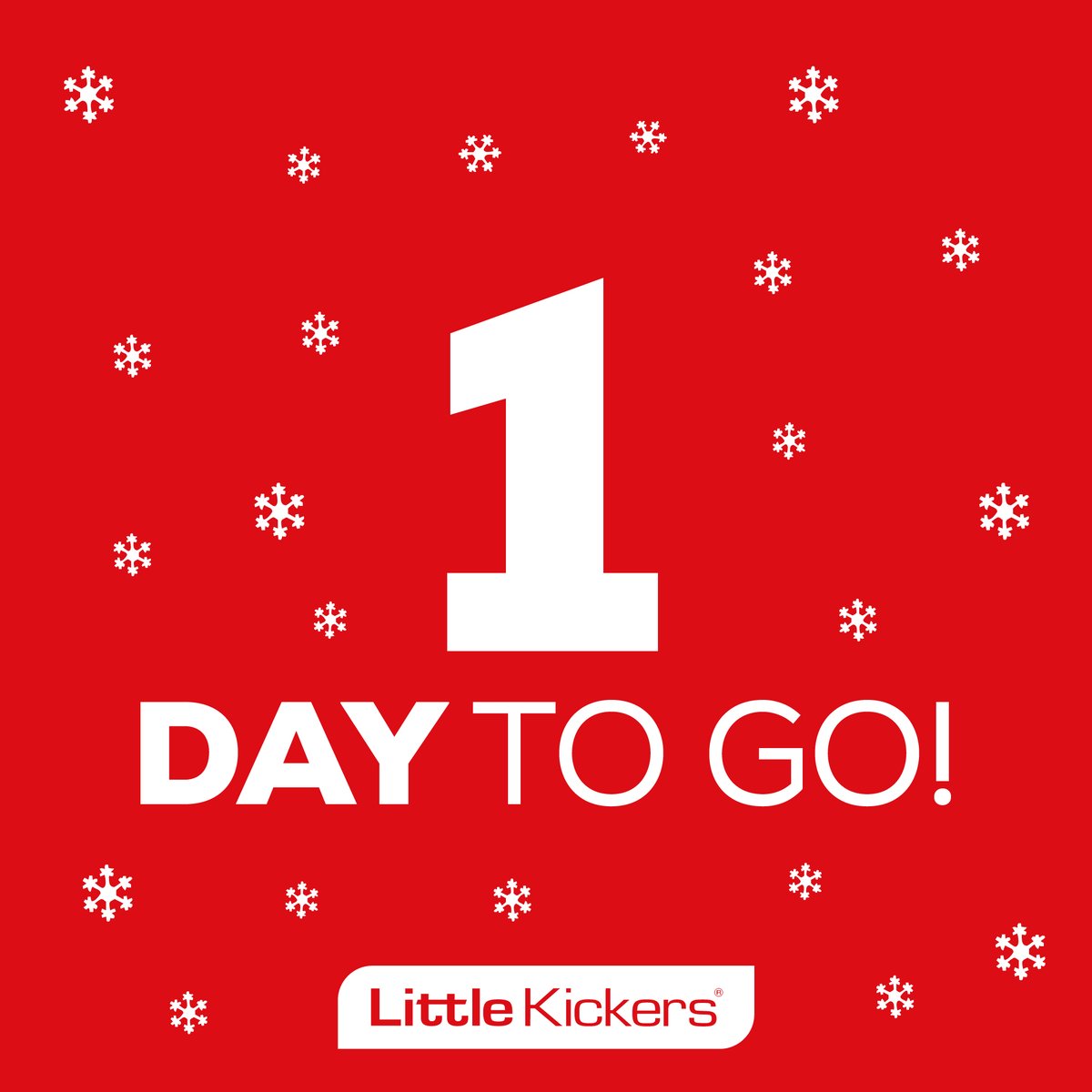 It's Christmas Eve! 
Just 1 more day to go!!!!

#MoreThanJustFootball 
LittleKickers.co.uk