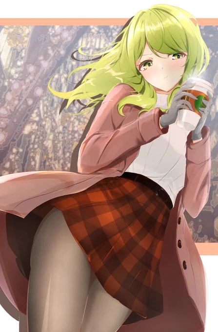 「……外で待つの寒かったんですけどぉ〜」#森中びじゅつかん 