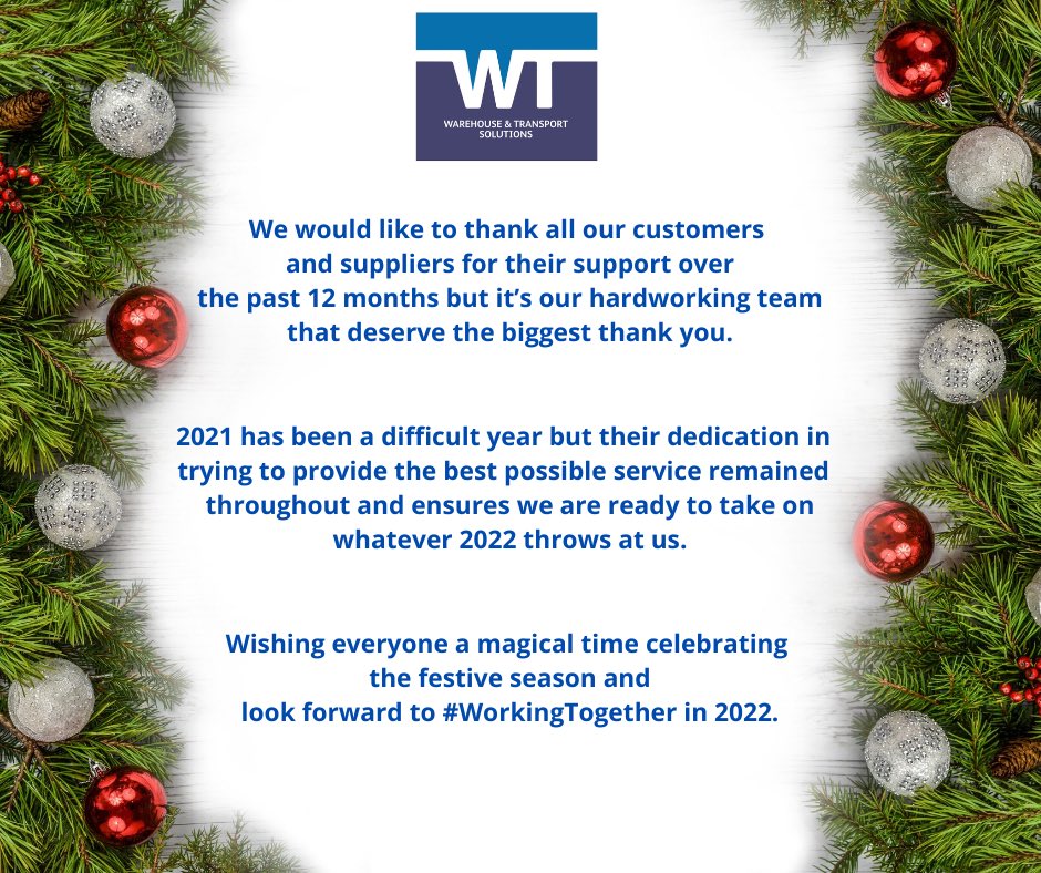 Thank you to everyone. Merry Xmas #WorkingTogether