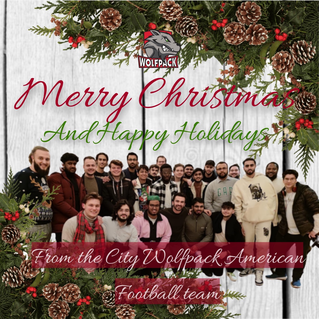 Merry Christmas and Happy Holidays from your Wolfpack!!!❄️🎄🎅🎁