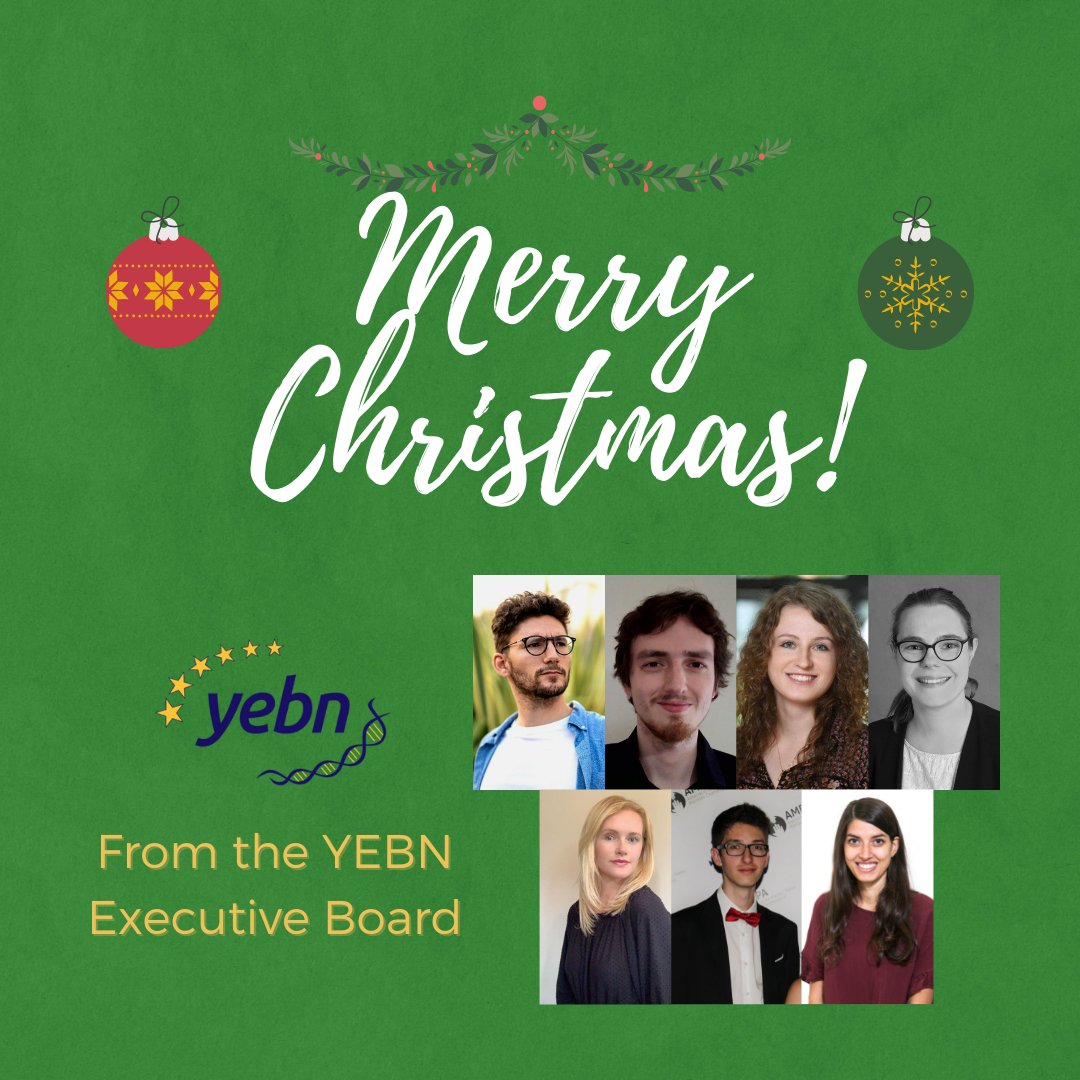 yebn_eu's tweet photo. Merry Christmas from the YEBN Executive Board!

In these times, spend time with your loved ones, get some rest, reflect on the nice outcomes of 2021, and think where you want to be this upcoming year! https://t.co/s0ZdvpI31p