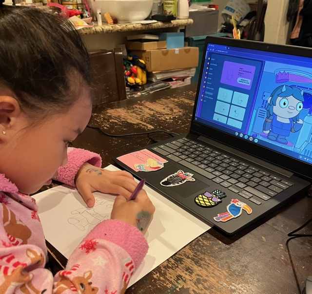 leet3_'s tweet photo. My daughter's favorite singer is @oliviarodrigo! She listens to her songs on my phone soo much that Olivia is #1 on my Spotify!🤦‍♂️ So she made a @flovatar of Olivia. We hope you like it! Merry #FLOWmas! 🙏❤️ https://t.co/NkcflFY2uW
