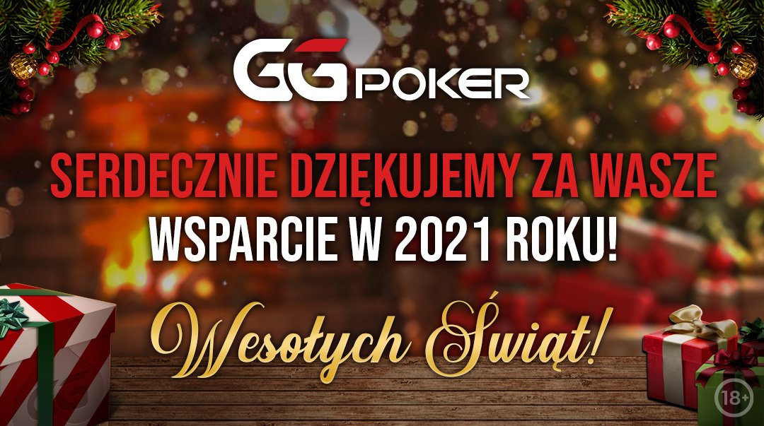 GGPokerPolska's tweet photo. Dziękujemy, że jesteście z nami 🎅🎄 

Wszystkiego dobrego na Nowy Rok i WESOŁYCH ŚWIĄT ♥️

#ggpoker #poker #WesołychŚwiat #MerryChristmas2021 #xmas https://t.co/DBOz4dY7S1