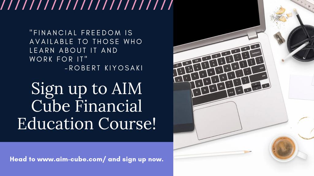 AIM Cube provides the best education for it's users, we offer a range of bespoke courses from a financial expert. 

To find out more about our course head to aim-cube.com or for any enquires please contact ana@aim-cube.com