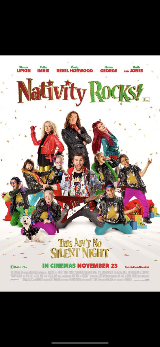 DeborahIsitt's tweet photo. It’s Christmas Eve! Nativity Rocks 11am ITV1 - wrap and roll🤟🎄 https://t.co/gPQPm6dvBe