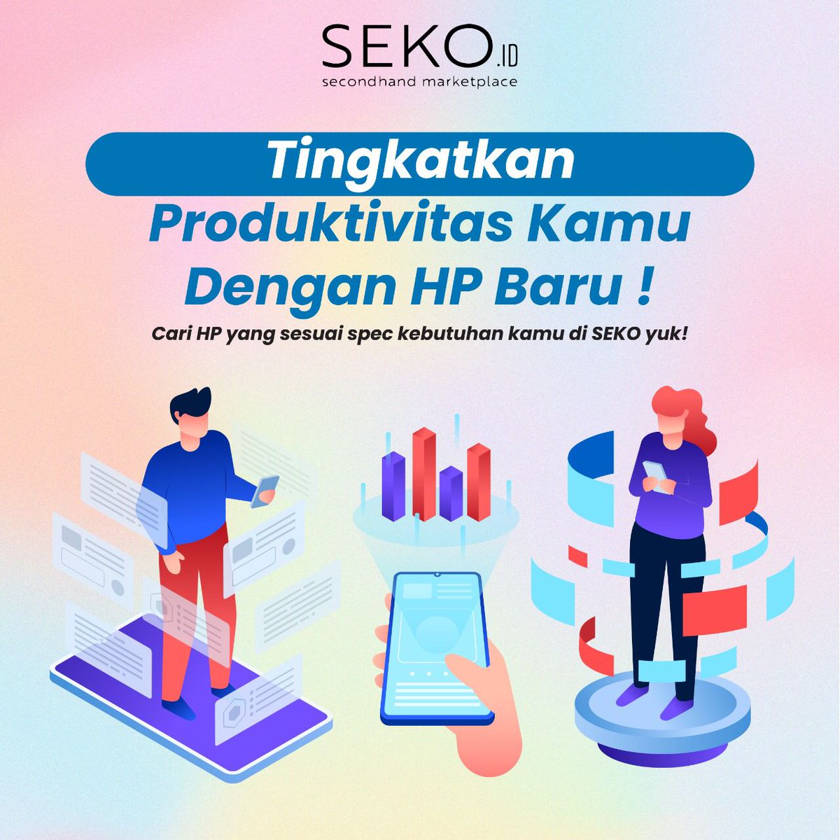 sekoid_official's tweet photo. Yuk ganti HP Kamu dengan HP yg lebih tinggi specnya !  Supaya produktivitas kamu lebih meningkat.  Mau cari HP? Di SEKO AJA!  #ecommerce #marketplace #trade #tukaran #barang #jualan #beli #sewa #donasi #tunai #penghasilan https://t.co/T640TFiFzG