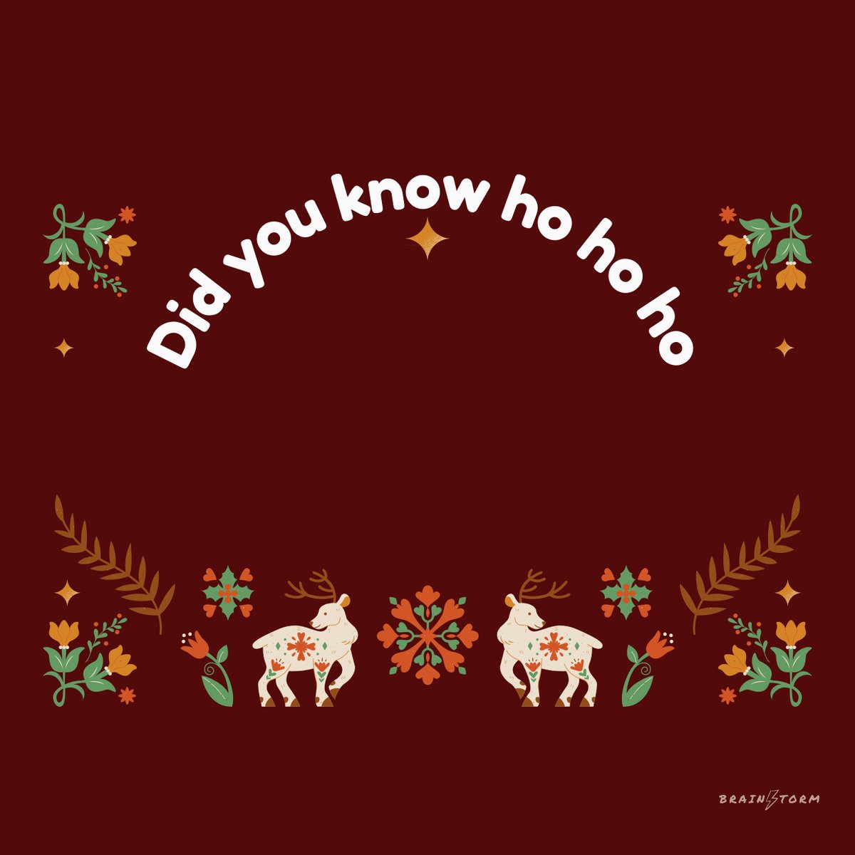 brainstorm_src's tweet photo. What‘s up, Stormies! ⚡️
🎄We all know that Christmas is one of the main Christian holidays associated with the birth of the Christ, celebrated on December 25. https://t.co/4JXj5ybth1