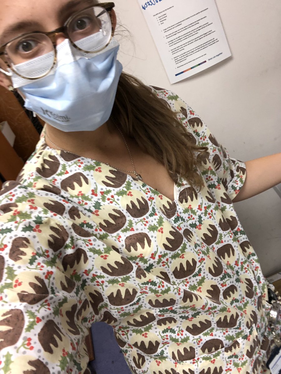 DrLiaaaa's tweet photo. A festive, fruitful &amp; final NICU shift before Christmas 
Did my first ever intubation on a baby (and it was successful 🥳)! 
Managed to do an LP! 
All whilst wearing some #memade scrubs 
It’s a Christmas miracle 🎄 https://t.co/mM1zQIzvHP