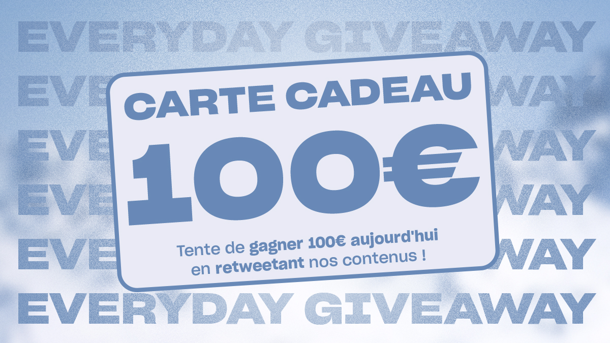wethenewfr's tweet photo. Pour ce dernier jour du Everyday Giveaway on double la mise ! Rendez-vous ce soir pour l'annonce de notre dernier gagnant de la semaine ✨🎁 https://t.co/TRGzh3ord7