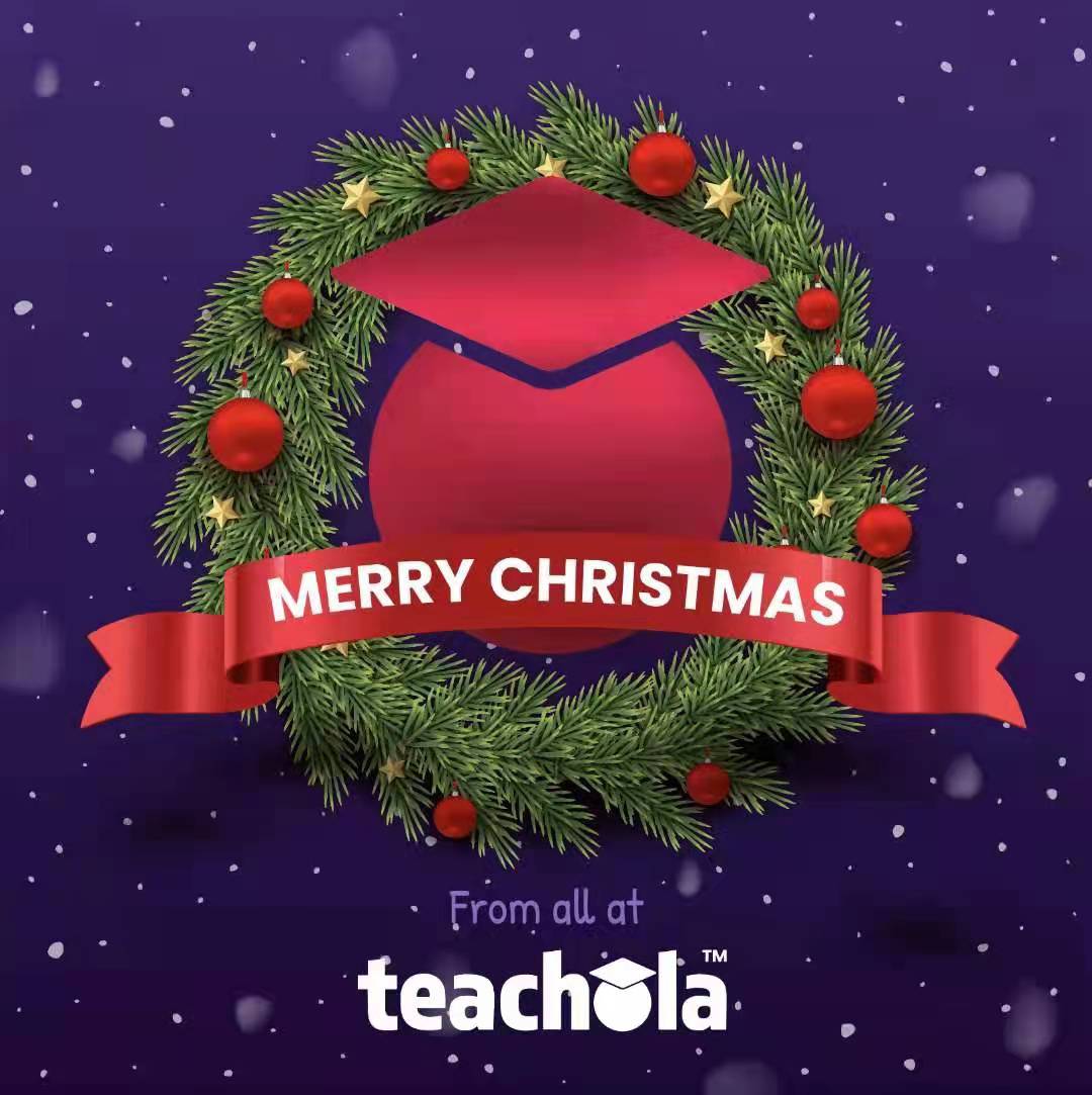 teacholagroup's tweet photo. Wishing all our teachers a Merry Christmas, enjoy the well deserved break and hope to reconnect in 2022! https://t.co/VFB6i3g2Od