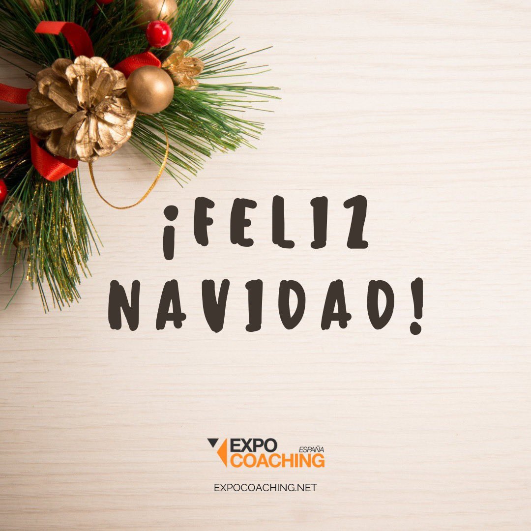 Expocoaching20's tweet photo. Hoy queremos desearos la mayor felicidad.

Ojalá disfrutéis de unos días llenos de alegría con vuestros seres queridos.

¡FELIZ NAVIDAD!

#ExpoCoaching 🧡 https://t.co/klXrCjZH5w
