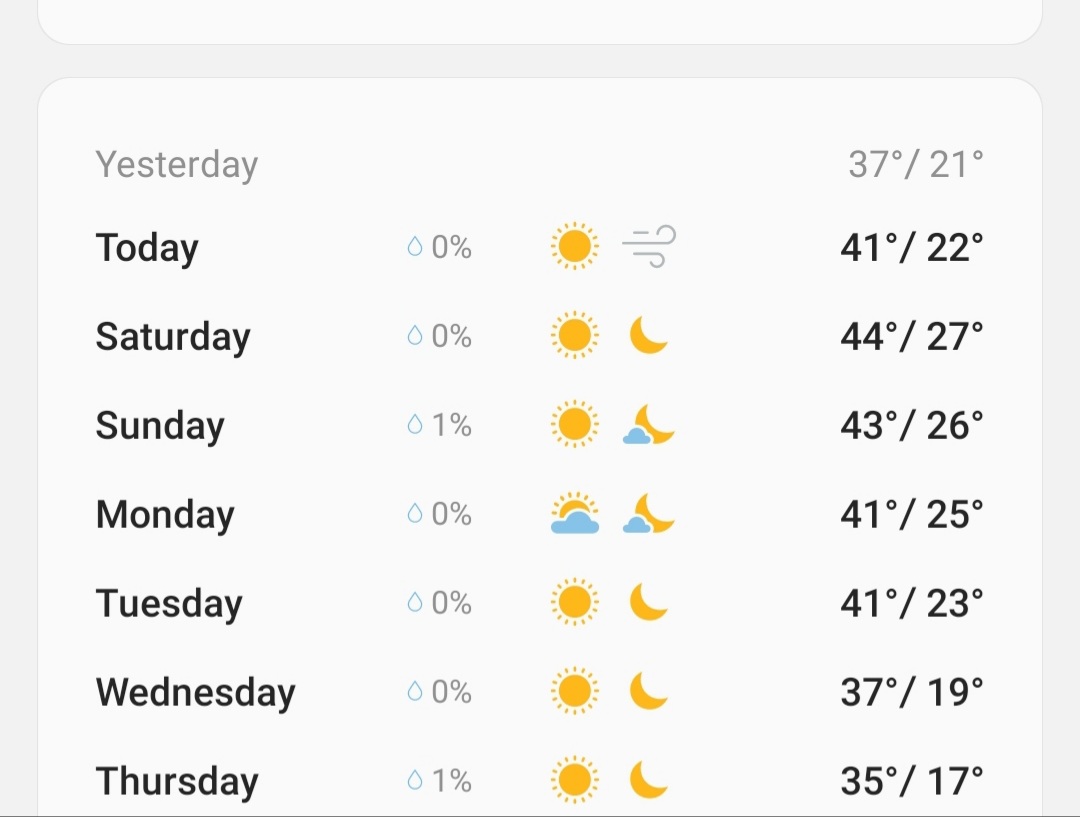 finnmacc's tweet photo. #perth #perthweather #heatwave 
Christmas may be a little on the uncomfortable side this year 44degrees on Christmas Day in PERTH 
Thats 111 degrees Fahrenheit on the old scale
#hot #Christmas #merrychristmas2021 https://t.co/fQDAf3U1nb
