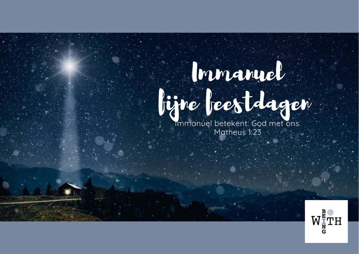 BeingWith2's tweet image. Bedankt voor je vertrouwen in Being With in 2021. Ik wens je fijne feestdagen en een gezond en succesvol 2022 toe. Wees gezegend, Dennis