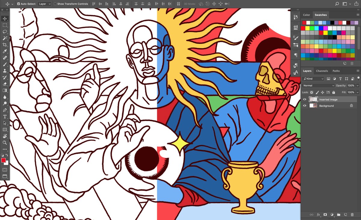 MAK(ULA) #3 > Coloring process in progress. Let's complete your missing pieces, dont miss it! 😉👇

> MAK(ULA) editions; Secondary started from 3 tez

#NFTcollection #hicetnunc #nftcollectors #NFT #CleanNFTs