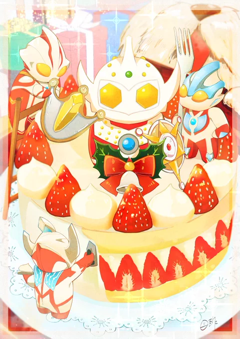 作ろ～作ろ～ウルトラマン(タロウ)ケーキ～🧑‍🎄🔥 