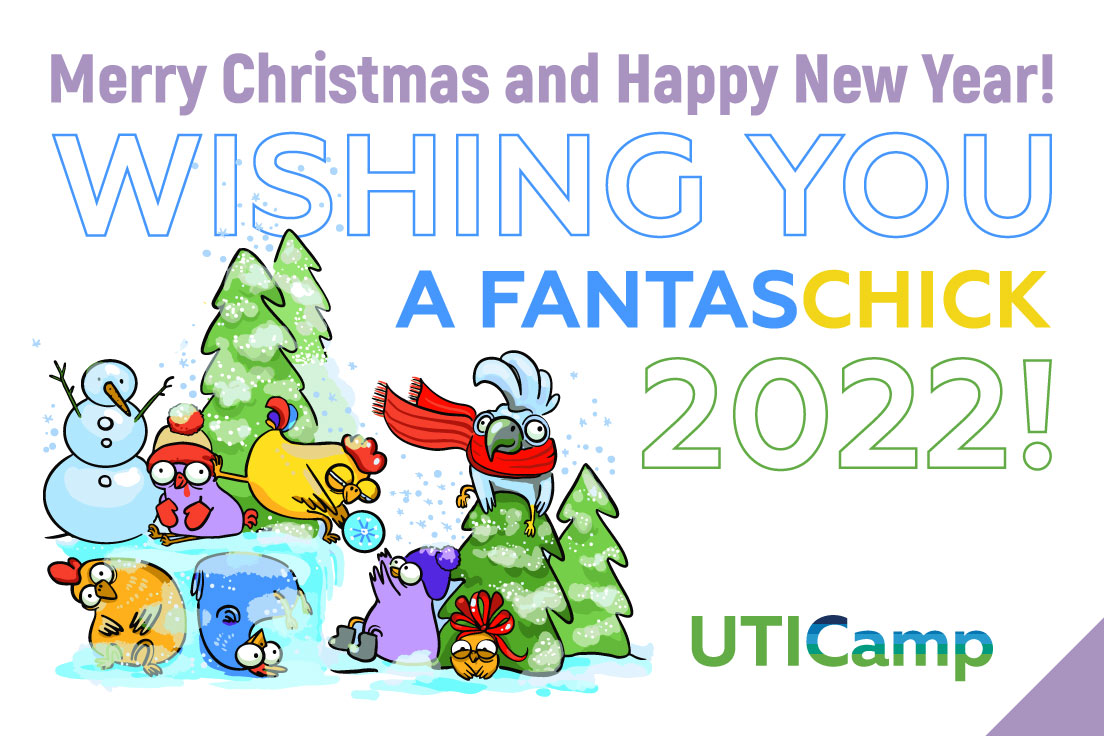 utic_camp's tweet photo. Dear Friends! We wish you to move forward to your dreams, stay healthy, and cherish the precious moments with your friends and loved ones. Happy Holidays from the #UTICamp team! https://t.co/Gh8OPRPUrn