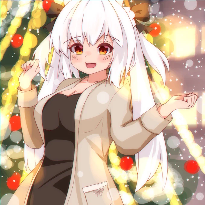 雪風ちゃんとクリスマスのおでかけデート

 #アズールレーン 
 #雪風 
#クリスマスイラスト 