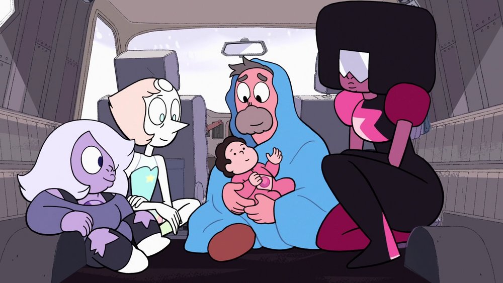 SUBrainRot's tweet photo. #StevenUniverse 
Here's just them chilling from the snow. https://t.co/lFk5emFLMZ