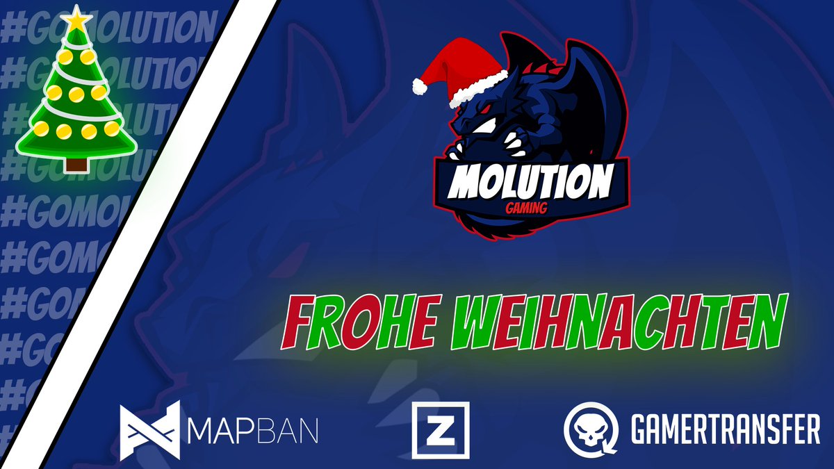 MolutionGaming's tweet photo. Liebe Community,
@MolutionGaming wünscht Euch allen Frohe Weihnachten! 🎄
Genießt die Feiertage mit Eurer Familie und habt eine tolle Zeit!
Bleibt gesund!
Euer Molution Gaming 🌟
#GoMolution #MolutionIsTheSolution https://t.co/lZwcLJAlsE