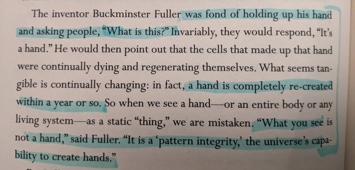 I don't see things. I see processes.