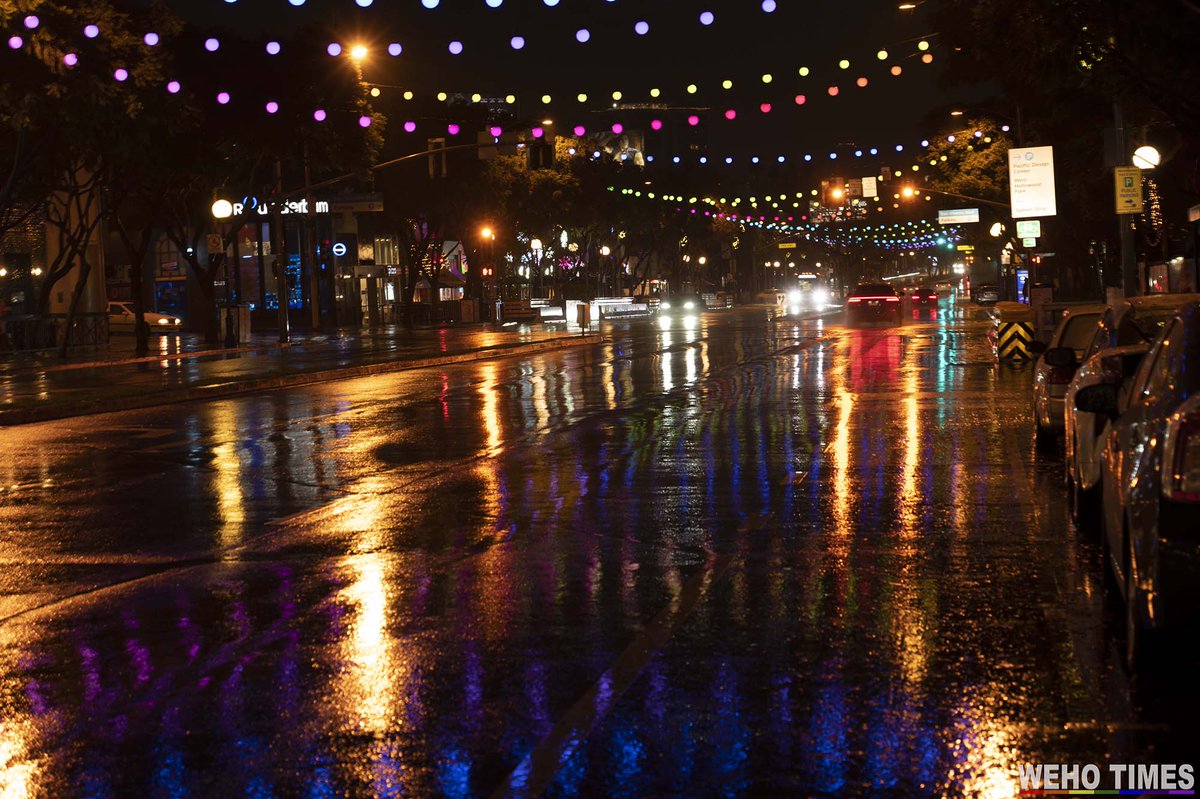 WEHO_TIMES's tweet photo. Rain over @wehocity can be a colorful thing. Photos by @paulo_murillo for https://t.co/KJps5PT2vS - #wehotimes #wehonews #wehocity #weho #westhollywood #wehonightlife #weholove #weholife #weholiving #gayweho @WeHoLove https://t.co/rRMhFsb6Q0