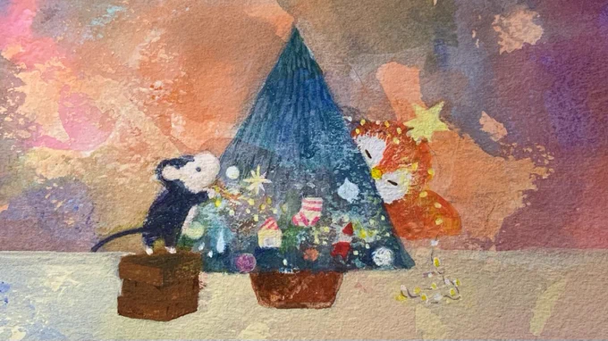 良いクリスマスイブを〜🌠

#絵描きさんと繫がりたい 