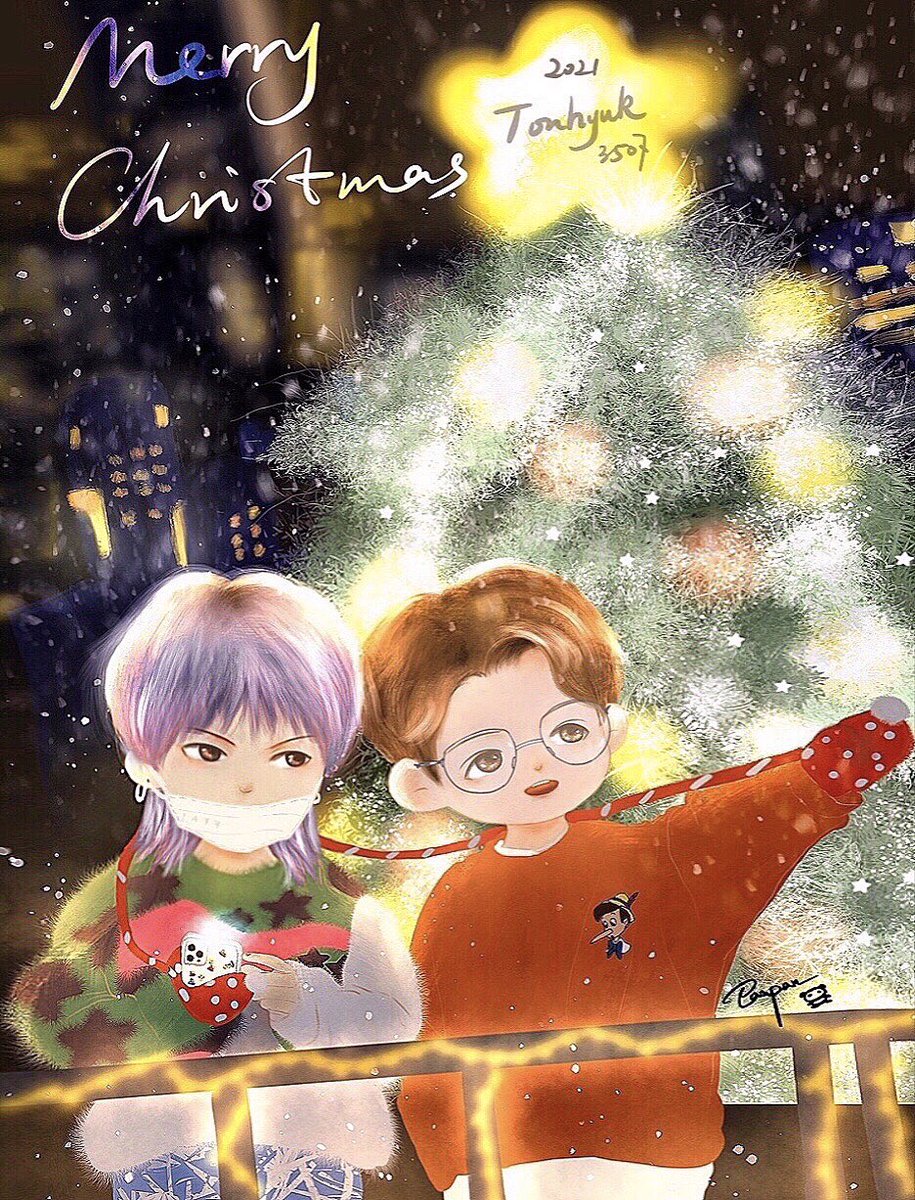 moonpanpan357's tweet photo. 🎄❄️Merry Christmas 🎄💙❤️🎅🏻⛄️🤩🥳#톤혁 #tonhyuk  #크리스마스 #토니안 #장우혁 #merrychristmas https://t.co/ma84rYypR3