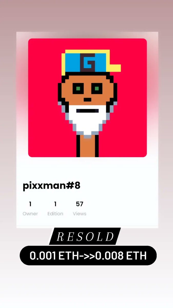 hakanft89's tweet photo. #pixxman This collection is awesome dude. It always brings profit to its investor. Re-sold for exactly 8 times the first selling price🚀🔥🚀Congratulations my friend @by_lakeside 👍👍 
.
https://t.co/CPHd2VRH8v
.
@opensea #NFTs #NFTCommunity #nftcollector #nftcollectors #nftart https://t.co/xrDZCjzFeJ