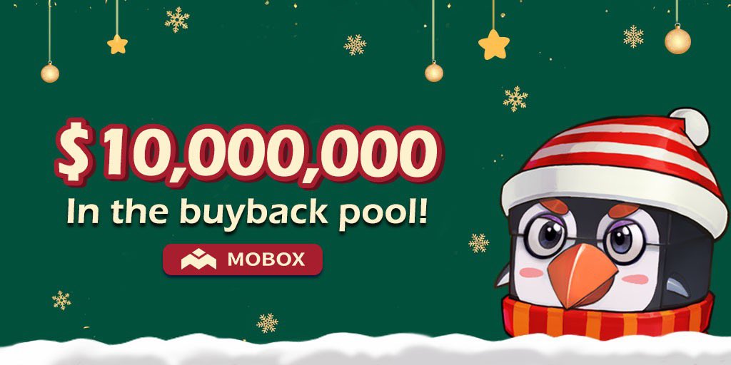 Wow  Awesome News!! 👏 👏 

During Our Christmas Event We Have Reached Over $10,000,000 $BUSD In the #MBOX  buyback &amp; burn pool! 🔥 

What A Merry Little Way To Jump Into This Festive Weekend 🙌🙌🙌

🎅🏻Merry Christmas Eve MOBOXers! 🎄