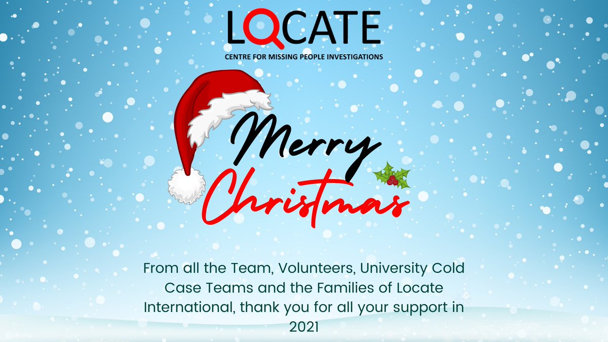 Missing People Christmas 2022 Locate International (@Locate_Cic) / Twitter
