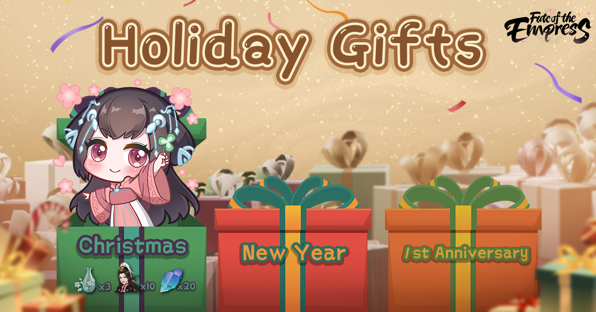 Fate of the Empress on Twitter "HolidayGiftCodes for Christmas is