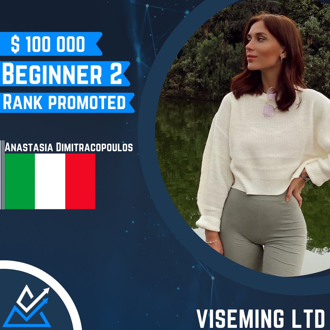 viseming's tweet photo. Congratulations to VISEMING LTD partner on reaching a new rank! https://t.co/4LAs9v0PCk