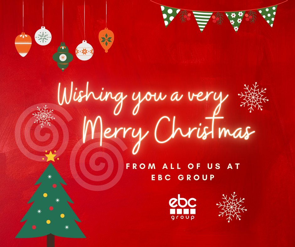 EBC_Group's tweet photo. We would like to wish everyone a very Merry Christmas from all of us at EBC Group. We hope you have a happy, safe and relaxing festive period.
#ebcgroup #managedserviceprovider #merrychristmas https://t.co/SPQB2unn81