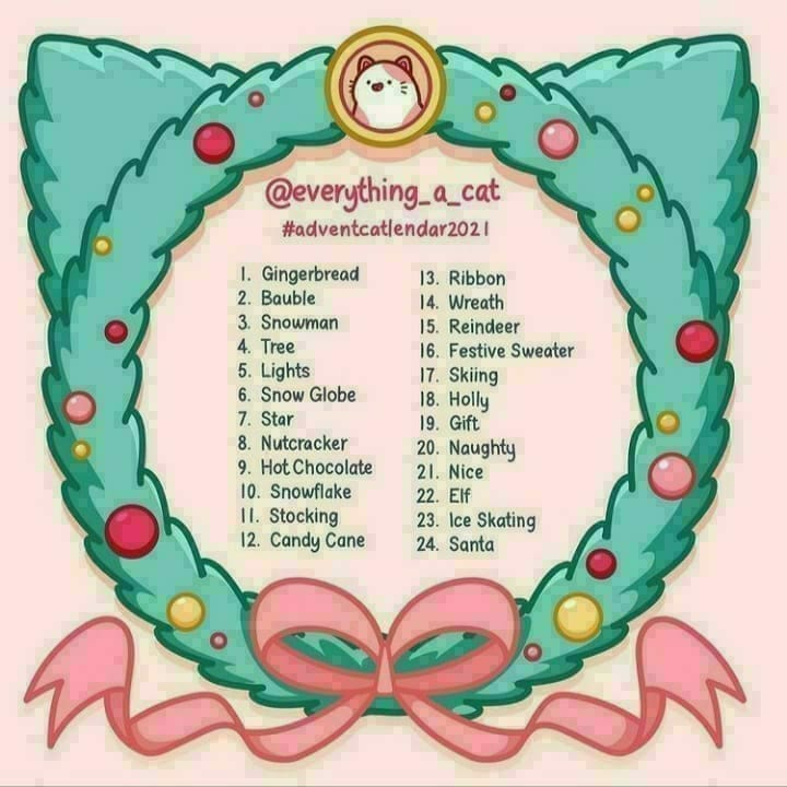 MySweetartLife's tweet photo. Santa for Day 24 😸🌸❤ She's based off my one cat called Cheesecake  ❤
#adventcatlendar2021 by @everything_a_cat 
(I apologize for the blur. Ibis Paint crashed right at the very end, saying there's a damaged file. Tried 4 times to recover it. At least I still had the thumbnail) https://t.co/Gl22gnLEE9