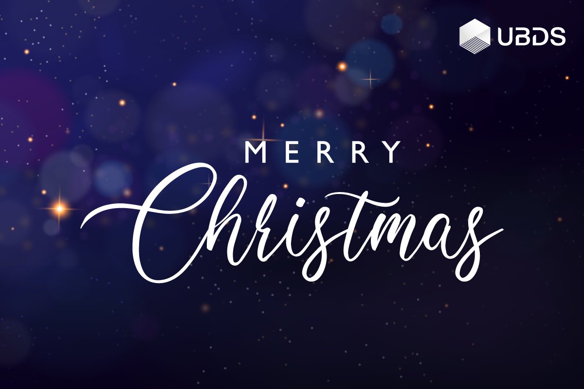 Wishing you and your loved ones a very Merry Christmas and wonderful festive season - from all at UBDS. #merrychristmas