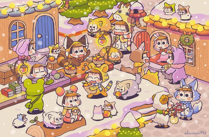 ケモケモ集まれ〜!!メリークリスマス🎄🎁✨ 
