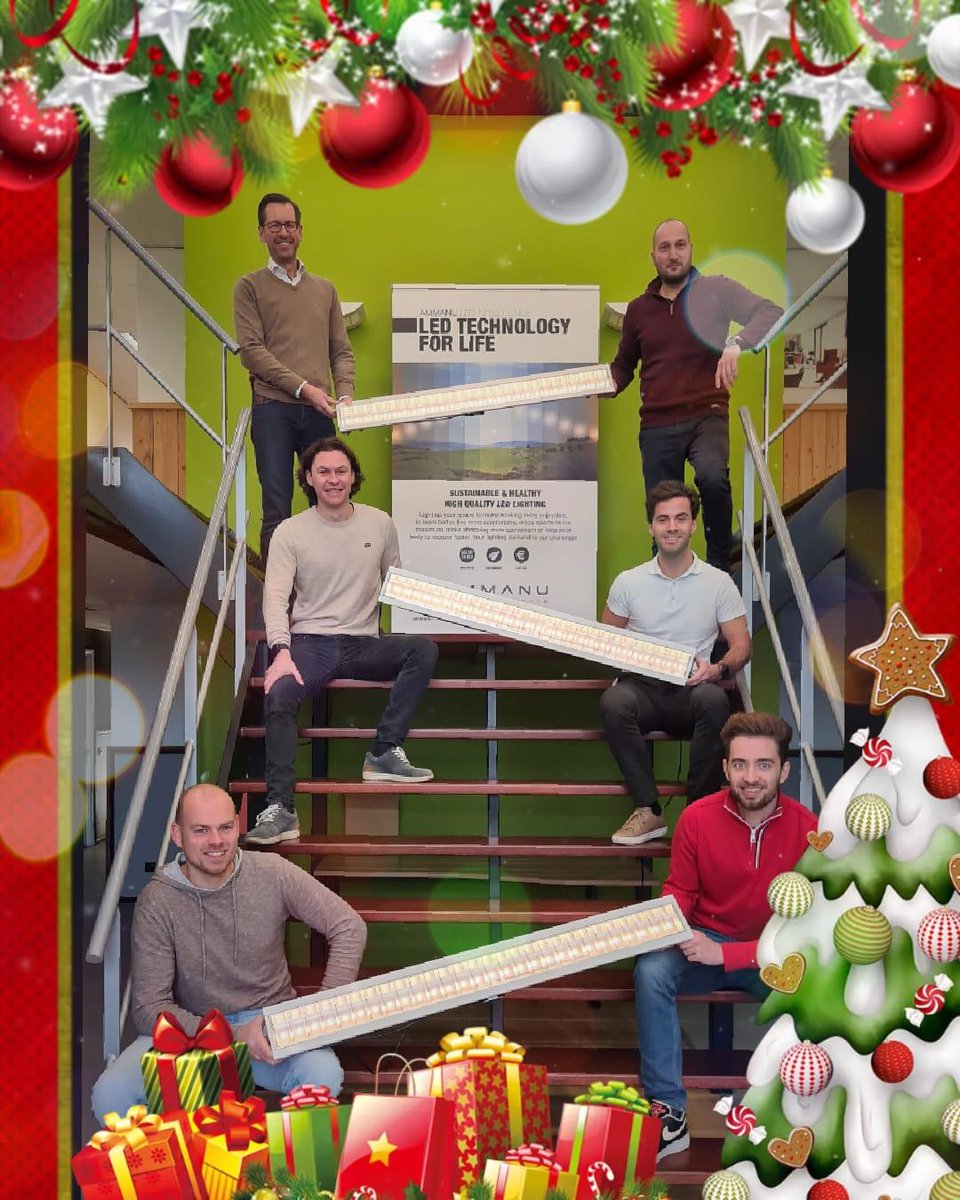 AmmanuLED's tweet photo. Team AMMANU wenst iedereen een fijne Kerst en een mooi 2022 vol lichtpuntjes ⭐️ https://t.co/xa5VtsXT2o