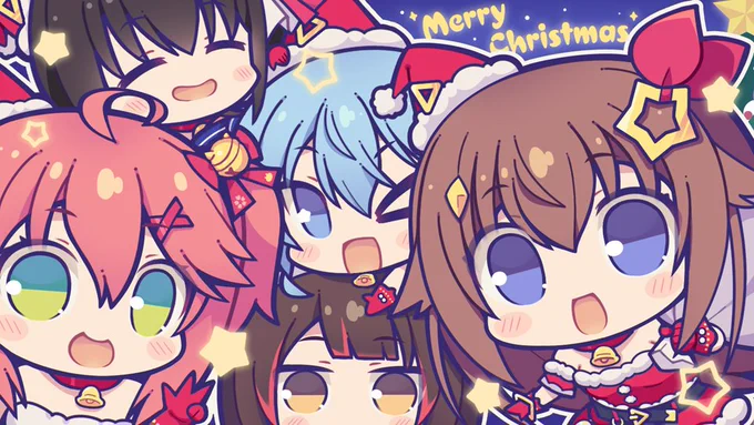 今年も良い子のもとに笑顔を届ける0期生サンタさん🎅🎁🎄!!!来年も来てもらえるように、良い子にしてようね～✨!!!
#soraArt #miko_Art #ロボ子Art
#ほしまちぎゃらりー #AZKiART 