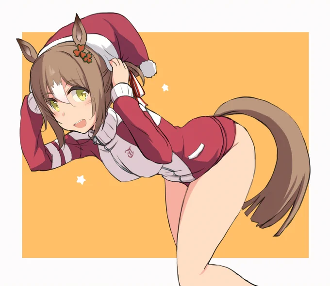 トレセンのジャージってサンタっぽい色してますよね。メリークリスマス。 